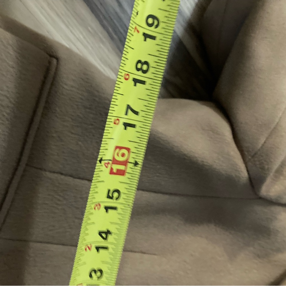 J Crew Tan Wool Trench Coat Small #18268 - Picture 5 of 5